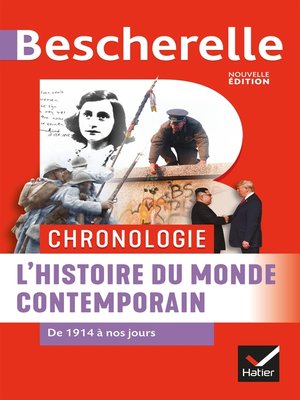 cover image of Bescherelle Chronologie de l'histoire du monde contemporain